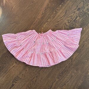 Pink Chicken Pink Gingham Skirt